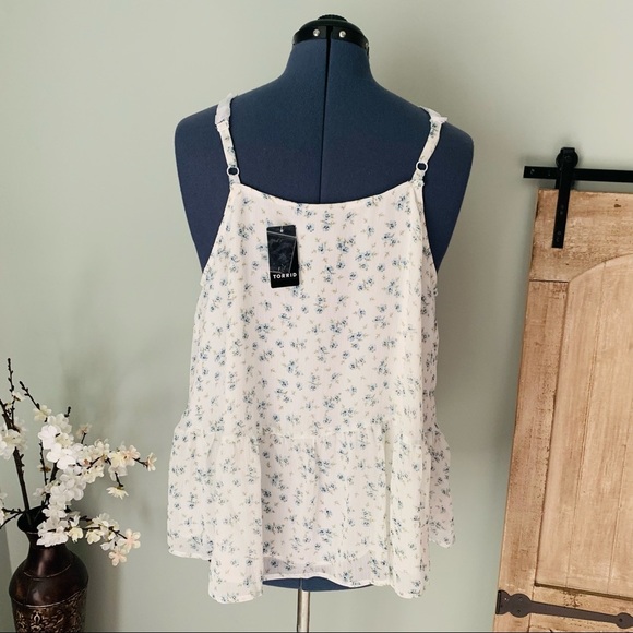 Torrid Crinkled Chiffon Relaxed Cami NWT Size 1X - Picture 7 of 9